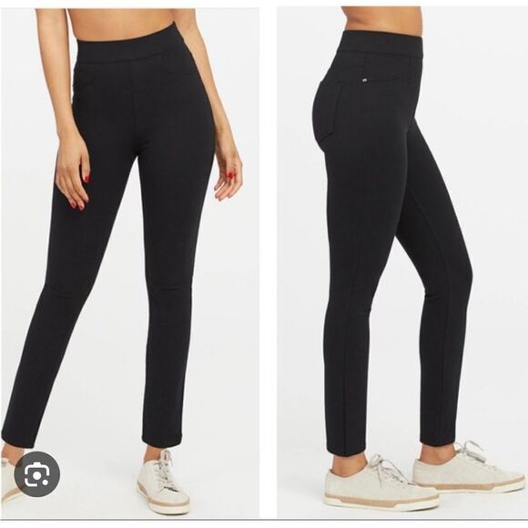 SPANX The Perfect Black Pant Skinny Pants size large - Picture 1 of 4